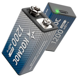 Аккумулятор крона Li-ion 9В 1200мВт.ч (блист.1шт) КОСМОС KOCLi9V1200mAh1BL