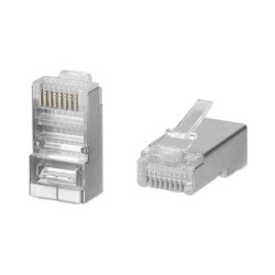 Коннектор RJ-45(8P8C) кат.5E экранир. универс. (уп.100шт) TOKOV ELECTRIC TKE-CN-5E24-STP