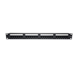 Патч-панель 19дюйм 1U кат.6 неэкранир. 24 порта RJ-45 Dual IDC TOKOV ELECTRIC TKE-PP-6-1U-24P-UTP