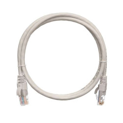 Патч-корд U/UTP 5е RJ45/8P8C 4 пары PVC с защитной защелкой мж 1м сер. NIKOMAX NMC-PC4UD55B-010-GY