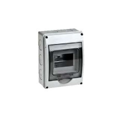 Бокс ОП Тусо 5мод. IP65 сер./дым. двер. Ruvinil 69005