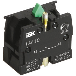 Блок контактный 1з для LAY5 KARAT IEK BDK21