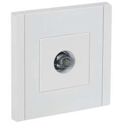 Розетка TV оконечная FORTE&PIANO FP228 бел. IEK FP-A10-O-K01