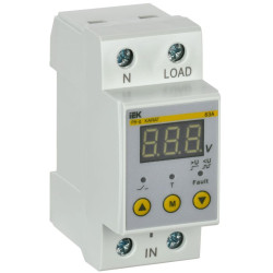 Реле напряжения РН-д 1ф 36мм 63А KARAT IEK IVR21-1-63