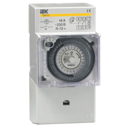 Таймер аналоговый ТЭМ-181 16А 230В на DIN-рейку KARAT IEK MTA20-16