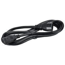 Кабель электропит. PDU 3х1.5 2м с разъемами С13-C14 ITK PC-C13C14-2M